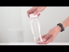 PET زجاجات ضغط البلاستيك مع غطاء الغذاء الصف العلوي