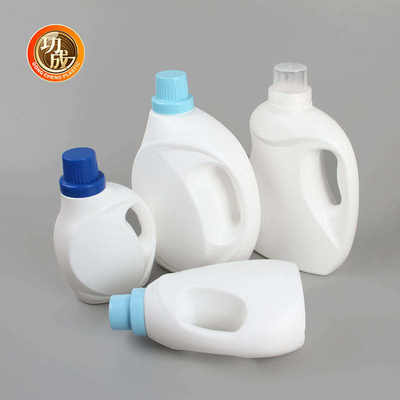 زجاجة منظف الغسيل HDPE فارغة 1000 مل 1500 مل 3000 مل زجاجة منظف سائل أبيض
