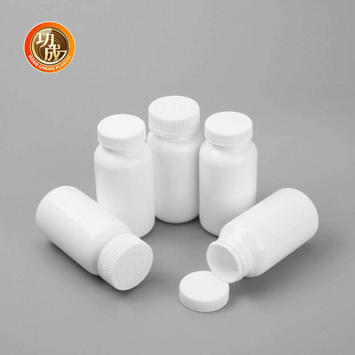 100 مل 150 مل 200 مل برغي أعلى زجاجات حبوب منع الحمل اسطوانة HDPE زجاجة تخزين الأدوية