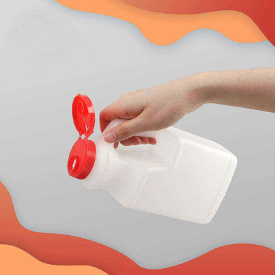 زجاجة صلصة الصويا البلاستيكية المخصصة للأغذية Hdpe مع مقبض