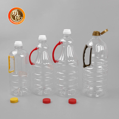 PET شفافة زيت الفول السوداني زجاجة الزيت النباتي الغذاء الصف