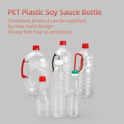 PET 760ml حاوية زجاجة زيت الطهي البلاستيكية الغذاء الصف طويلة العنق
