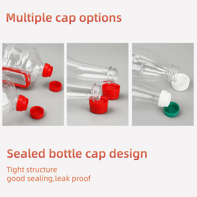 PET 760ml حاوية زجاجة زيت الطهي البلاستيكية الغذاء الصف طويلة العنق