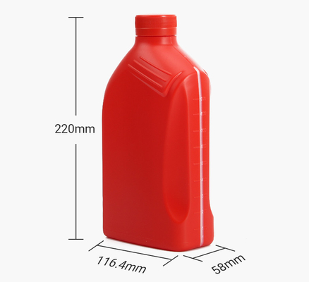 زجاجة زيت المحرك سعة 1 لتر فارغة حاوية زيت السيارات HDPE