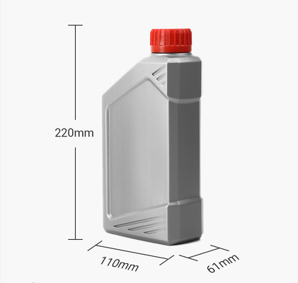 HDPE زيت المحرك زجاجة فارغة زجاجة وقود البنزين الأزرق الأحمر