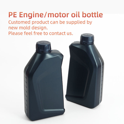 زجاجة زيت محرك التشحيم HDPE 1 لتر حاوية زيت المحرك البلاستيكية