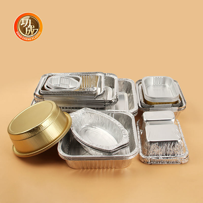 OEM تخصيص صناديق التعبئة مع أحواض الألومنيوم غطاء رقائق الألومنيوم القابل للتصرف