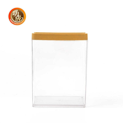 PET البلاستيكية تخصيص صناديق التعبئة علب المكسرات الغذاء مع اغطية 1380ml