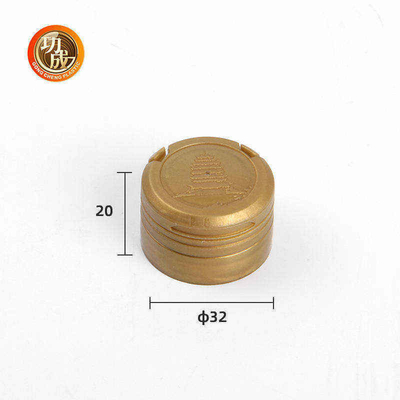 زجاجات بلاستيكية خالية من BPA بغطاء 4g 6g 9g Flip Top Pack Caps