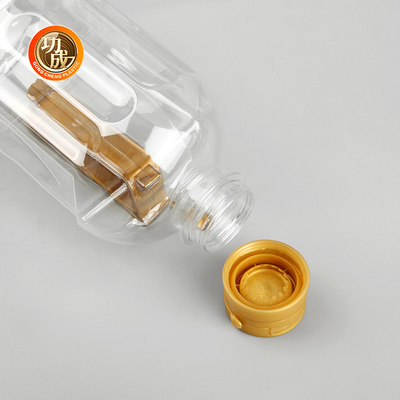 زجاجات التوابل البلاستيكية المسمار على الغطاء التوابل التعبئة 1000ml-1800ml سعة