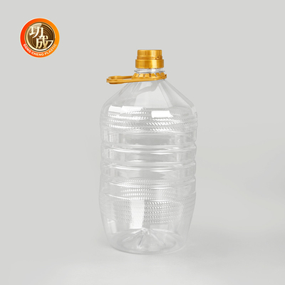 الصف الغذائي الزجاجات البلاستيكية الشفافة التوابل التوابل عبوة أسطوانة 1000ml-1800ml